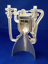 Cutaway Rocket Engine Display Model