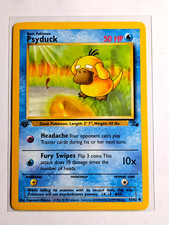 1999 POKEMON FOSSIL  Psyduck 1st Edition #53/62NM-MINT  ENGLISH