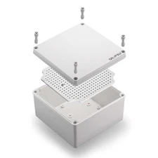 Outdoor Junction Box IP67 Waterproof Project Box ABS Plastic Weatherproof Ele...