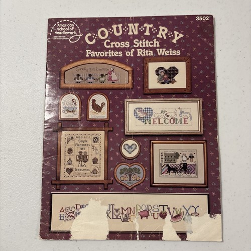 LOT of 6 Cross Stitch Patterns Assorted Soft Cover Various Themes - Picture 11 of 22