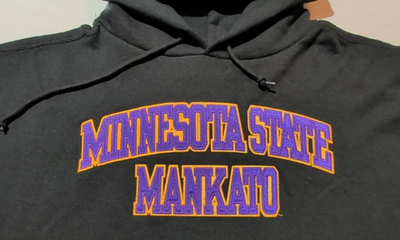 #ad #ad Minnesota State Mankato Hoodie Men#x27;s XXXL Black Sweatshirt Stitched Logo NCAA $45.99