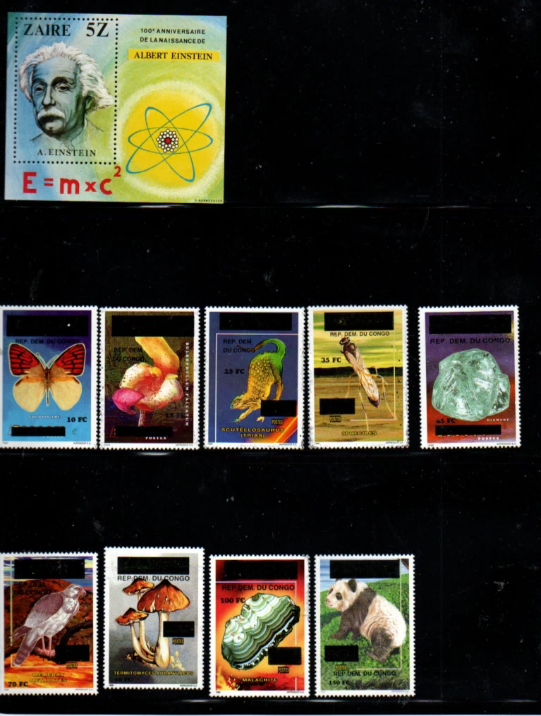 LOTE ZAIRE MNH---4 ESCANEOS