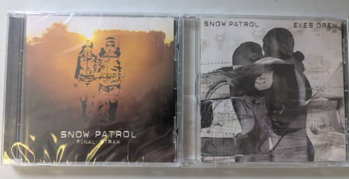 SNOW PATROL - Eyes Open & Final Straw CDs SEALED