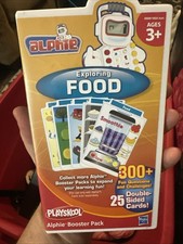 PLAYSKOOL ALPHIE BOOSTER PACK FOOD 300 Questions w/ Cartridge Included New