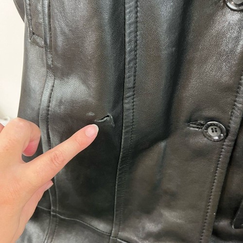Wilson lange Lederjacke Trenchcoat Damen Medium - Bild 7 von 11
