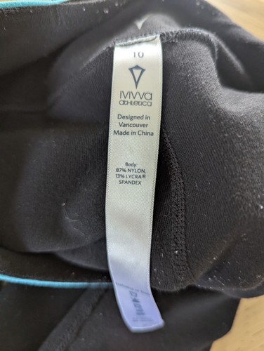 Ivivva Athletica by Lululemon Girl's Size 10 Straight Leg Athletic Pants Legging - Picture 10 of 10