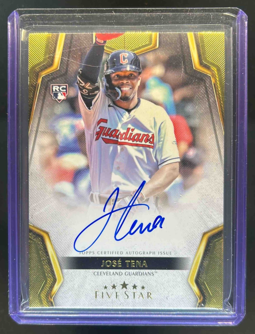 2024 Topps Five Star Jose Tena Rookie RC Auto #FSA-JT Guardians
