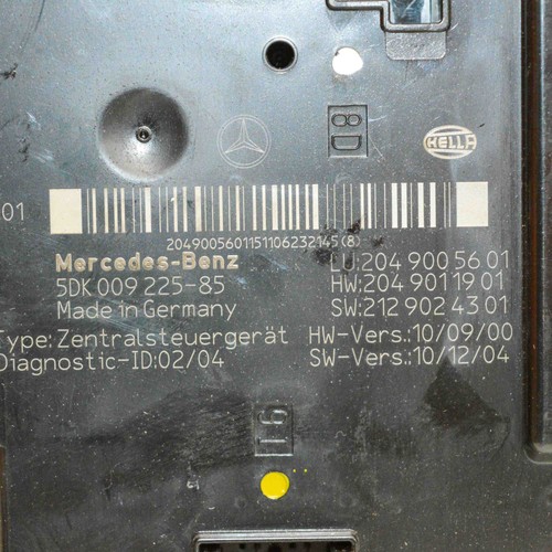 MERCEDES-BENZ C T-Model S204 Andere Steuergeräte 2049005601 2.1 Diesel 11556611 - Picture 7 of 7