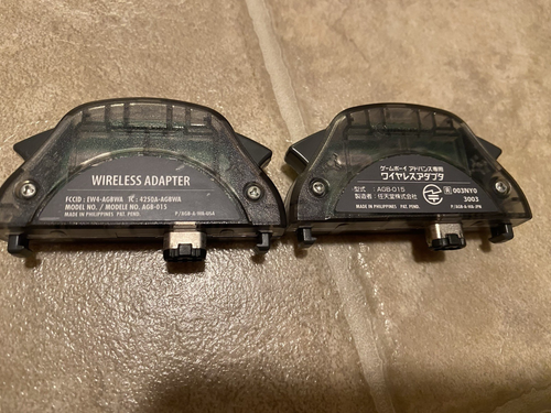 x2 Nintendo Gameboy Advance Wireless Adapter