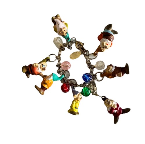 Disney Applause Snow White & The Seven Dwarfs 7 Dwarfs Charm Bracelet - Picture 13 of 13