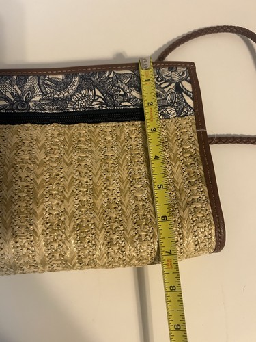 SAKROOTS Roma Mini Crossbody Bag Boho Purse Light Weight Nature Neutral Tone - Picture 15 of 22