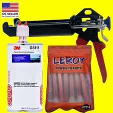 3M 8115 08115 PANEL BONDING ADHESIVE + APPLICATOR GUN + 6 MIXING TIPS 💥SAVE💥