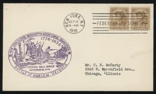 US -FDC 1932 Washington: Battle of Harlem Heights Cachet- SC# 708 Pair NY Cancel