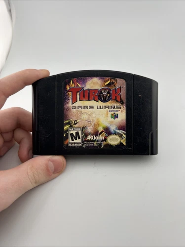 Turok Rage Wars (Nintendo 64, 1999) N64 Cart Only Authentic Untested
