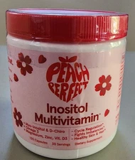 Peach Perfect Inositol Multivitamin, 120 Capsules - Exp  01/2028 Sealed