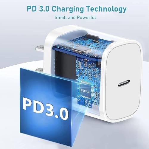 10FT iPad Charger Cord, 20W USB C Fast Charger with Long Charging Cable for - Picture 7 of 8