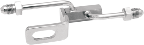 Goodridge Brake Adaptors Brake Tee, Rear, Chrome, Fits 07-11 Softail - Picture 1 of 1