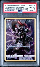 Armored Mewtwo SM228 PSA 8 - 2019 Sun & Moon Promo Coll. Chest Holo