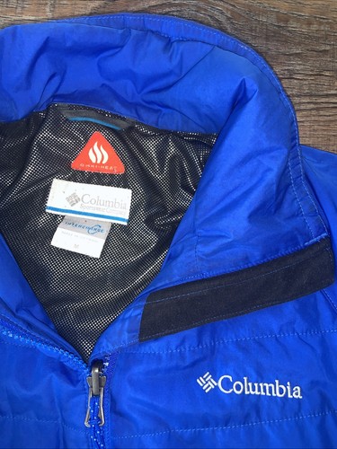 Columbia Womens Omni-Heat Full Zip Jacket Medium Blue - Picture 2 of 4