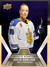 2024-25 24/25 Upper Deck PWHL Showcase PURPLE #6 Julia Gosling Sceptres / 250