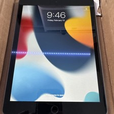 Apple iPad 5 2017 Space Gray 128 GB WiFi Good Condition