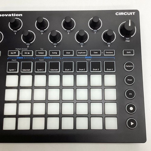 Novation CIRCUIT Groove Box Synthesizer Drum Machine Used Rhythm Machines - Picture 5 of 8