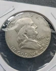 1961-D Franklin Half Dollar Silver Coin Circulated Denver Mint