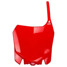 UFO Front Number Plate 00 CR Red For Honda CRF450R 2013-2016