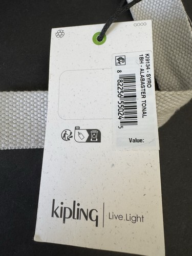 Kipling White Syro Crossbody Bag NWT Alabaster Divided Travel Handbag Purse NEW - Bild 3 von 21