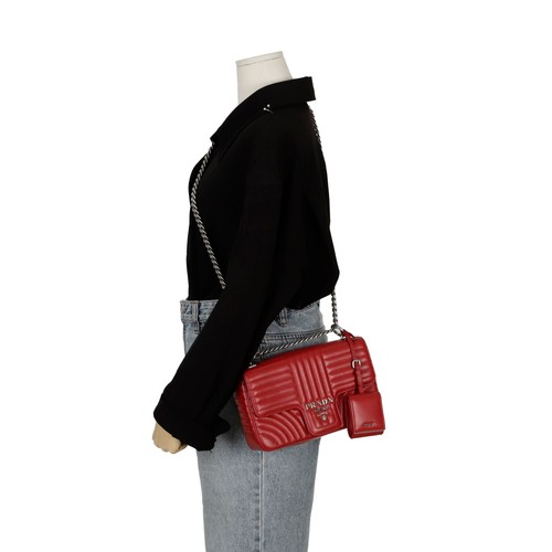 Prada Diagram Chain Shoulder Crossbody Bag 1BD108 136527612 - Picture 11 of 11
