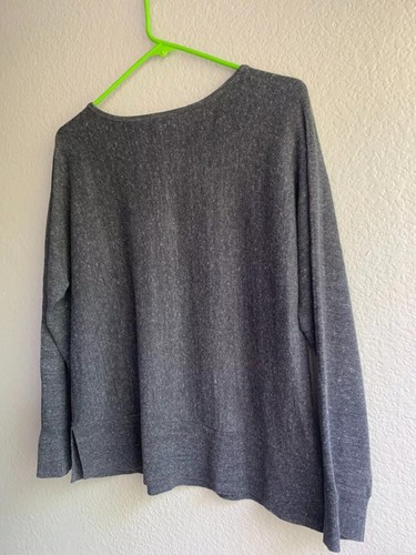 Banana Republic Jumper Size Medium Gray Soft Long Sleeve Round Neck - Picture 5 of 12