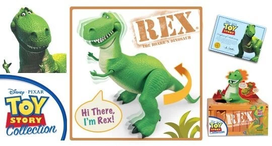 【激レア】Toy Story 2 Mine-Sweepin' Rex フィギュア Toy Story 2 Wreck-a-saurus Rex Action Figure 1999 MOC Disney