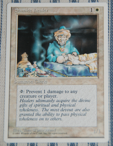 Magic the Gathering - Samite Healer 2x - Revised & 4th Edition - Picture 3 of 3