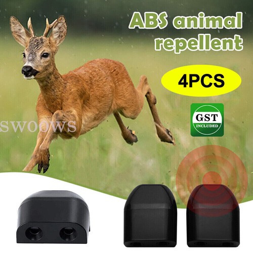 2 PAIR (4PCS) Hidden SONIC ANIMAL REPELLER SHOO WHISTLE ROO KANGAROO 4WD CAR - Picture 2 of 10