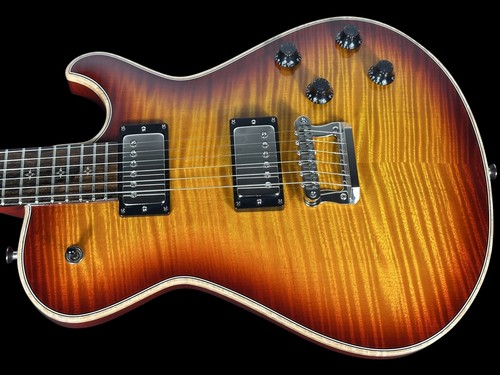 2025 KNAGGS KENAI TIER 1 FLAME TOP w ZIRCOTE FRETBOARD ~ DARK CHERRY BURST - Picture 2 of 12