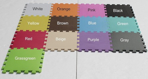 Non-Toxic Kids Soft Interlocking Mat - 20 Thick Puzzle Tiles for Playrooms - Picture 8 of 11