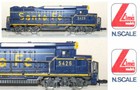 Locomotiva diesel Lima per modellismo ferroviario scala N