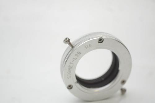 Kodak Signet Objektiv auf Leica Gewinde Mount LTM L39 Adapter mit Plattenverschluss - Bild 1 von 2