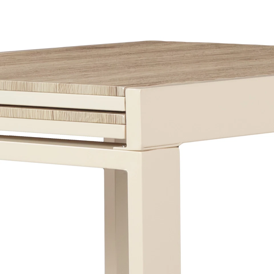Tavolo Bar Cucina 70x70 Allungabile Mod. SANREMO Rovere Beige Cucina Tavolino - Imagen 4 de 4
