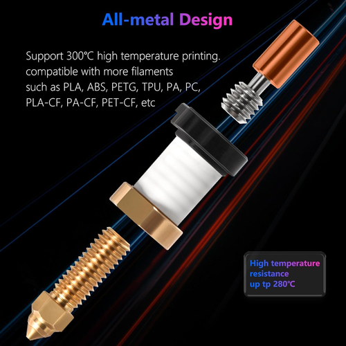 Creality Official Ender 3 V3 KE Ceramic Hotend Kit, Ender 3 V3 KE Ceramic Heatin - Picture 5 of 12