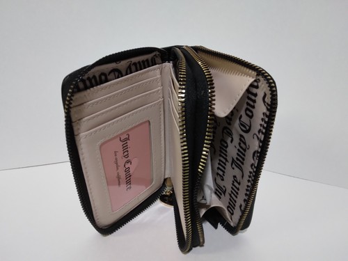 Juicy Couture Black Double Zipper Wallet - Picture 2 of 5