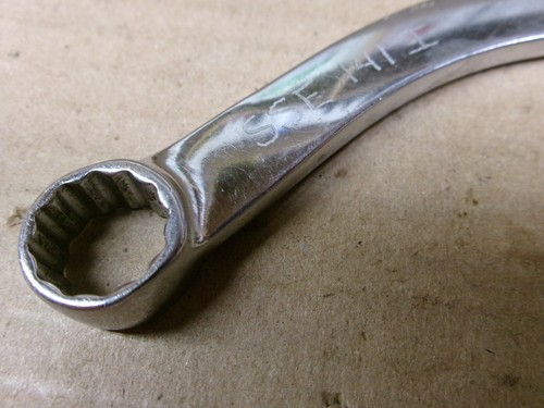 Snap-On USA 7/16 x 1/2" Half Moon Wrench No CX1416 - Picture 4 of 9