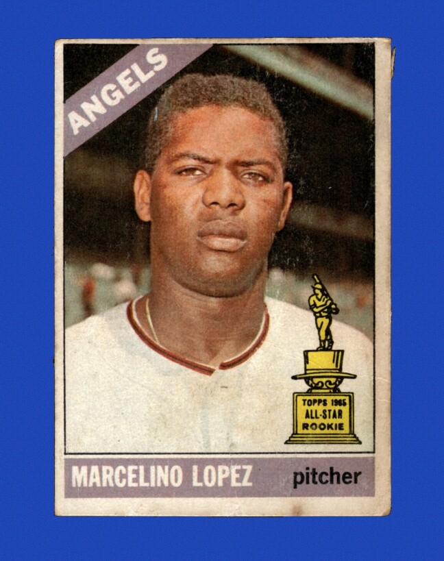 1966 Topps Venezuelan Set-Break #155 Marcelino Lopez LOW GRADE (filler)