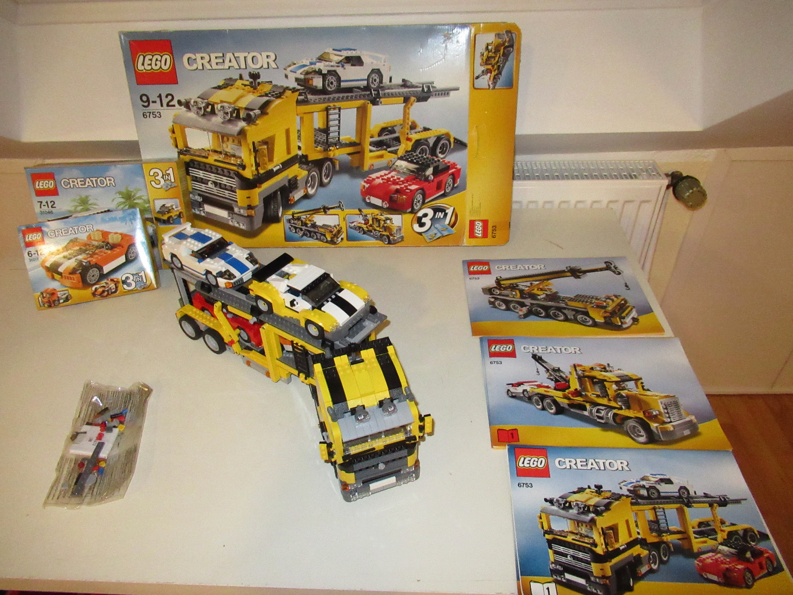 LEGO Creator - 6753-Auto Transporter + 2 auto 31017 + 31046/con BA + OVP LEGO Creator - 6753-Auto Transporter + 2 auto 31017 + 31046/con BA + OVP