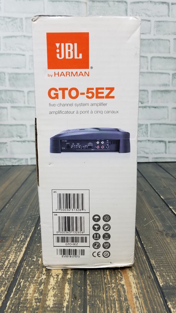 JBL GTO-5EZ High-Performance 5-Channel Amplifier 50W RMS x 4 JBL GTO-5EZ High-Performance 5-Channel Amplifier 50W RMS x 4