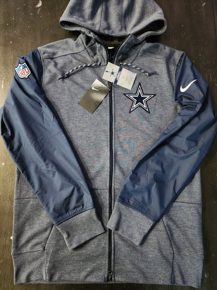 Dallas Cowboys Nike Men's Sideline Travel Full-Zip Hoodie