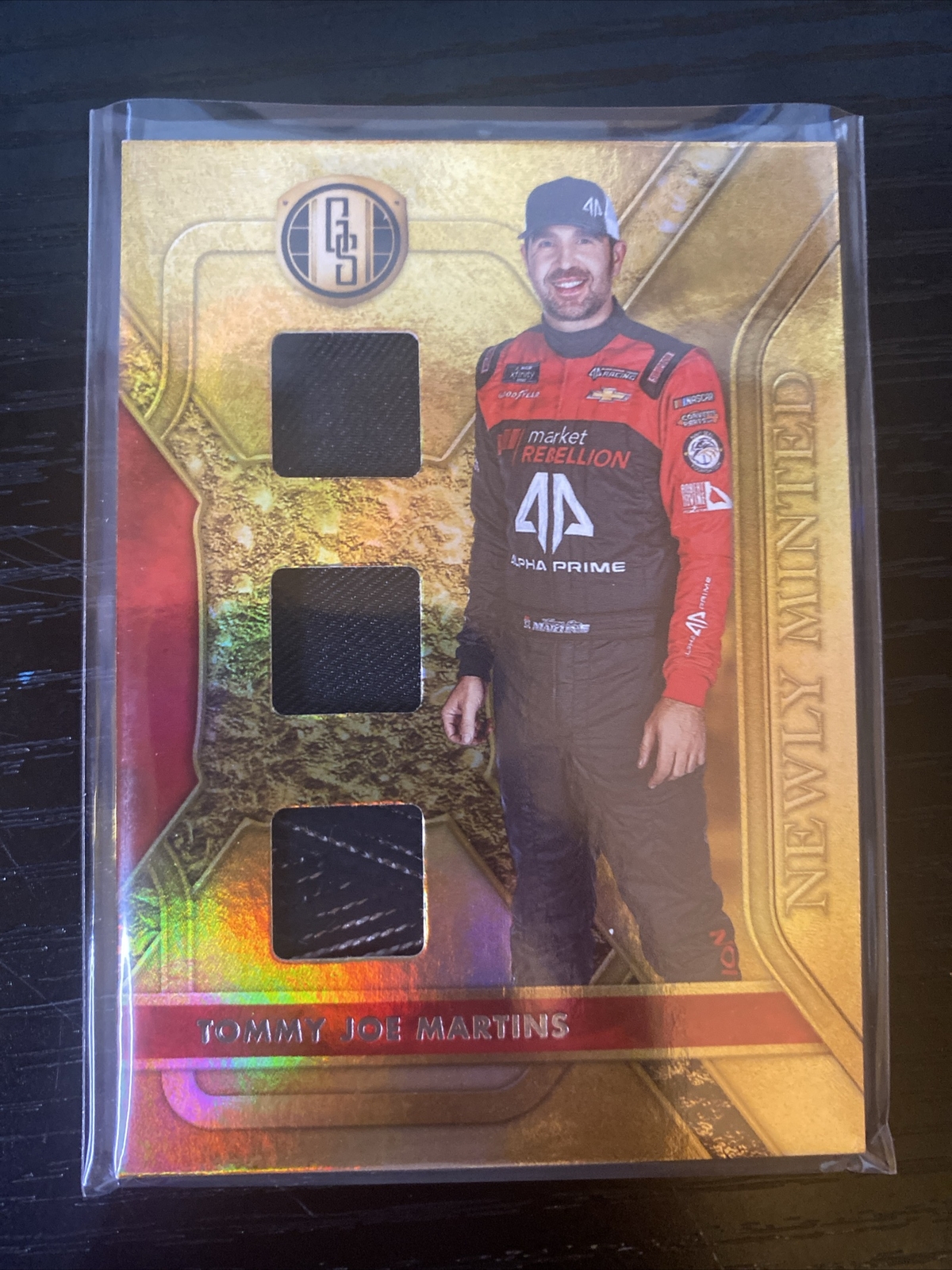 2023 Panini Chronicles Racing -Newly Minted Triple Relic - Tommy Joe Martins