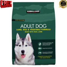 Kirkland Signature Adult Formula Lamb, Rice and Vegetable Dog Food 40 lb. NEW 1.75 per pound