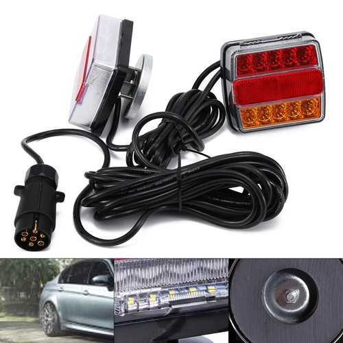 Luces LED magnéticas para remolque de 12 V luces traseras para tablero trasero cable de 7,5 m - Imagen 3 de 9