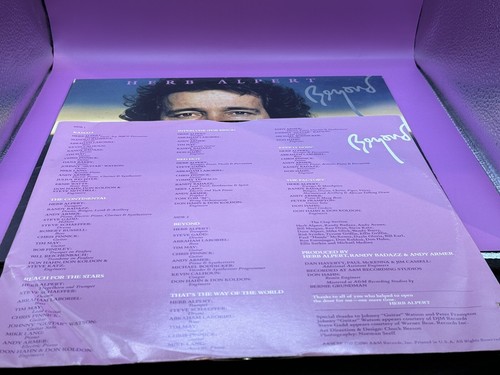 Herb Alpert Beyond SP3717 LP Vinyl VERY GOOD - Picture 3 of 5